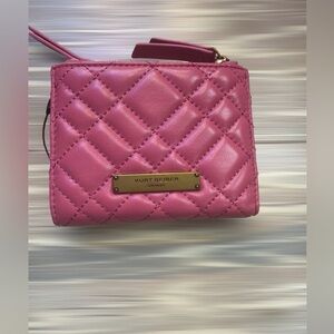 Kurt Geiger Fuchsia Quilted Wallet